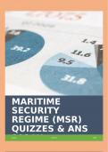 MARITIME SECURITY REGIME (MSR) QUIZZES & ANS 2024!!