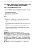 Complete Test Bank Olds Maternal Newborn Nursing and Womens Health Across the Lifespan 11th Edition Davidson Questions & Answers with rationales (Chapter 1-36)