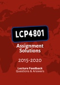 LCP4801 - Tutorial Letters 201 (Merged) (2015-2020) (Questions&Answers)