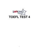 SEEKING ENGLISH TOEFL TEST 4