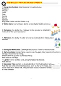 HESI BIOLOGY FINAL EXAM 2022 GRADED A