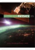 TEST BANK For Inquiry into Physics 8th Edition by Ostdiek, Verified Chapters 1 - 12, Complete  Solution |Guide A+