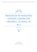 Principles of Pediatric Nursing: Caring for Children, 7e (Ball et al.) 2022 update