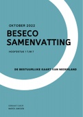 Samenvatting De bestuurlijke kaart van Nederland, ISBN: 9789046907344  Bestuur & Economie