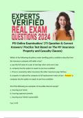 PSI Online Examination/ (75 Question & Correct Answers/ Practice Test Based on The NY Insurance Property and Casualty Clauses)  Which of the following situations under dwelling policy conditions describe how the insurance company will settle a loss? a. pa