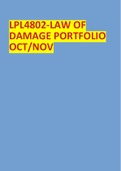 LPL4802-LAW OF DAMAGE PORTFOLIO OCT/NOV