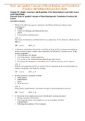 Complete Test Bank Basic and Applied Concepts of Blood Banking and Transfusion Practices 4th Edition Howard  Questions & Answers with rationales (Chapter 1-16)