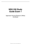 NSG 530 Study Guide Exam 1