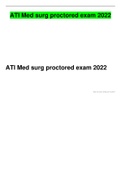  ATI MED-SURG EXAM BUNDLE