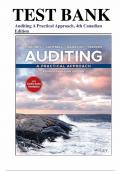 TestBank for Auditing A Practical Approach, 4th Canadian Edition 4th Edition, Kindle Edition