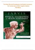 Physical Examination and Health Assessment{ 9th Edition 2024} by Carolyn Jarvis, Ann Eckhardt Test Bank | All Chapters Included | Q&A With Feedback| Latest Edition