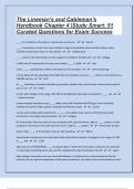 The Lineman's and Cableman's Handbook Chapter 4 |Study Smart: 51 Curated Questions for Exam Success Correctly Answers