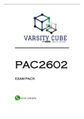 PAC2602 EXAM PACK 2022