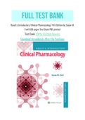 Roach’s Introductory Clinical Pharmacology 11th Edition by Susan M. Ford 606 pages Test Bank PDF printed, With Question and Answer And rationale