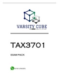 TAX3701 EXAM PACK 2022