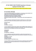 ATI All VIDEO CASE STUDIES Questions & Answers Updated Fall 2022-2023. Video Case Studies offer an easier way for students to grasp difficult concepts. 