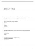 CMN 10V Final Exam Questions and Answers