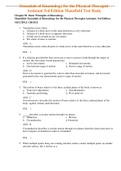 Complete Test Bank Essentials of Kinesiology for the Physical Therapist Assistant 3rd Edition Mansfield Questions & Answers with rationales (Chapter 1-13)