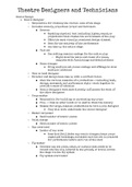 Theatre Survey Module 7 Book Notes 