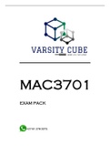 MAC3701 EXAM PACK 2022