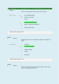 BIOS 242 FUNDAMENTALS OF MICROBIOLOGY WITH LAB MIDTERM EXAM 1 QUESTIONS AND ANSWERS GRADED A+