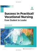 Success in Practical Vocational Nursing 8th Edition Knecht Test Bank