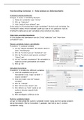 Data-analyse en datavisualisatie - Stappenplan Tentamen 1 (Regressie)