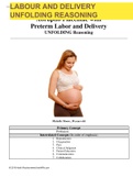 NURSING 211Abruption Placentae with Preterm Labor and Delivery Unfolding Reasoning,100% CORRECT