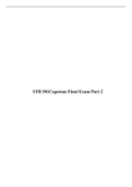 STR 581 Capstone Final Exam Part 2 / STR581 Capstone Final Exam Part 2:Latest-2022