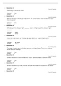 THEO 104 Quiz 1 (Version 3), Question and Answers, Liberty