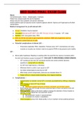 MED SURG FINAL EXAM Guide