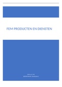 FEM producten en diensten - samenvatting - 2021