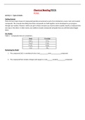 Chemical Bonding POGIL Activity 2 – Types of bonds