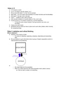 Summary for the course, statistical methods at VU. 