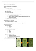 Aantekeningen hoorcolleges Psychopathology: symptoms, classifications and diagnosis / Notes from the lectures of Psychopathology: symptoms, classifications and diagnosis. ISBN: 9780890425794