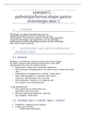 leerpad C pathologie/farmacologie gastro-enterologie