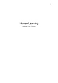 Grondige samenvatting van Human Learning in het Nederlands, ISBN: 9780134893662  Educational Psychology (200300103)