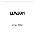 LLW2601 EXAM PACK 2023