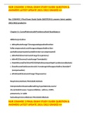 NUR 2356MDC 2 FINAL EXAM STUDY GUIDE QUESTION & ANSWERS LATEST UPDATE 2021/2022 GRADED A+