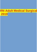 RN Adult Medical Surgical 2019