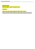 TEST BANK Pharmacology and the Nursing Process - Linda Lane Lilley, Shelly Rainforth Collins, Julie S. Snyder 9th Edition