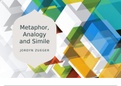 Powerpoint on Metaphor, Analogy and Simile 