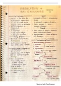 Circulation and Gas Exchange Notes