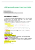 ATI Nutrition Proctored Exam Study Guide (Latest 2022/2023)