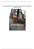 TEST BANK Anthropology What Does it Mean to Be Human? 2nd Canadian Edition by Robert Lavenda, Emily Schultz, Cynthia Zutter, 9780199032563.