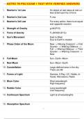 Absorption Spectrum 1 / 9 ASTRO 7N PSU EXAM 1 TEST WITH VERIFIED ANSWERS