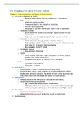 ATI PHARMACOLOGY STUDY GUIDE 