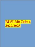 BUSI 240 Quiz 4 2022/2023