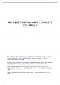 PPCT TEST REVIEW WITH COMPLETE SOLUTIONS.d