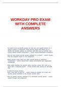 WORKDAY PRO EXAM WITH COMPLETE ANSWERS.